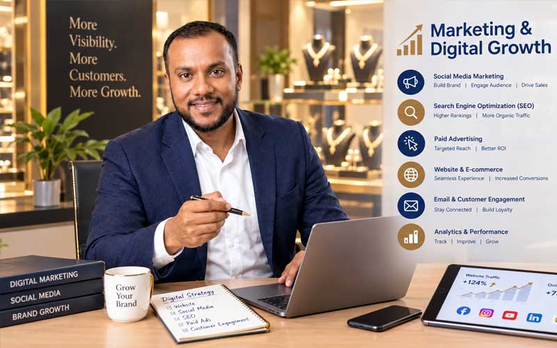 Marketing & Digital Growth consulting for jewellery retailers by Aurvia